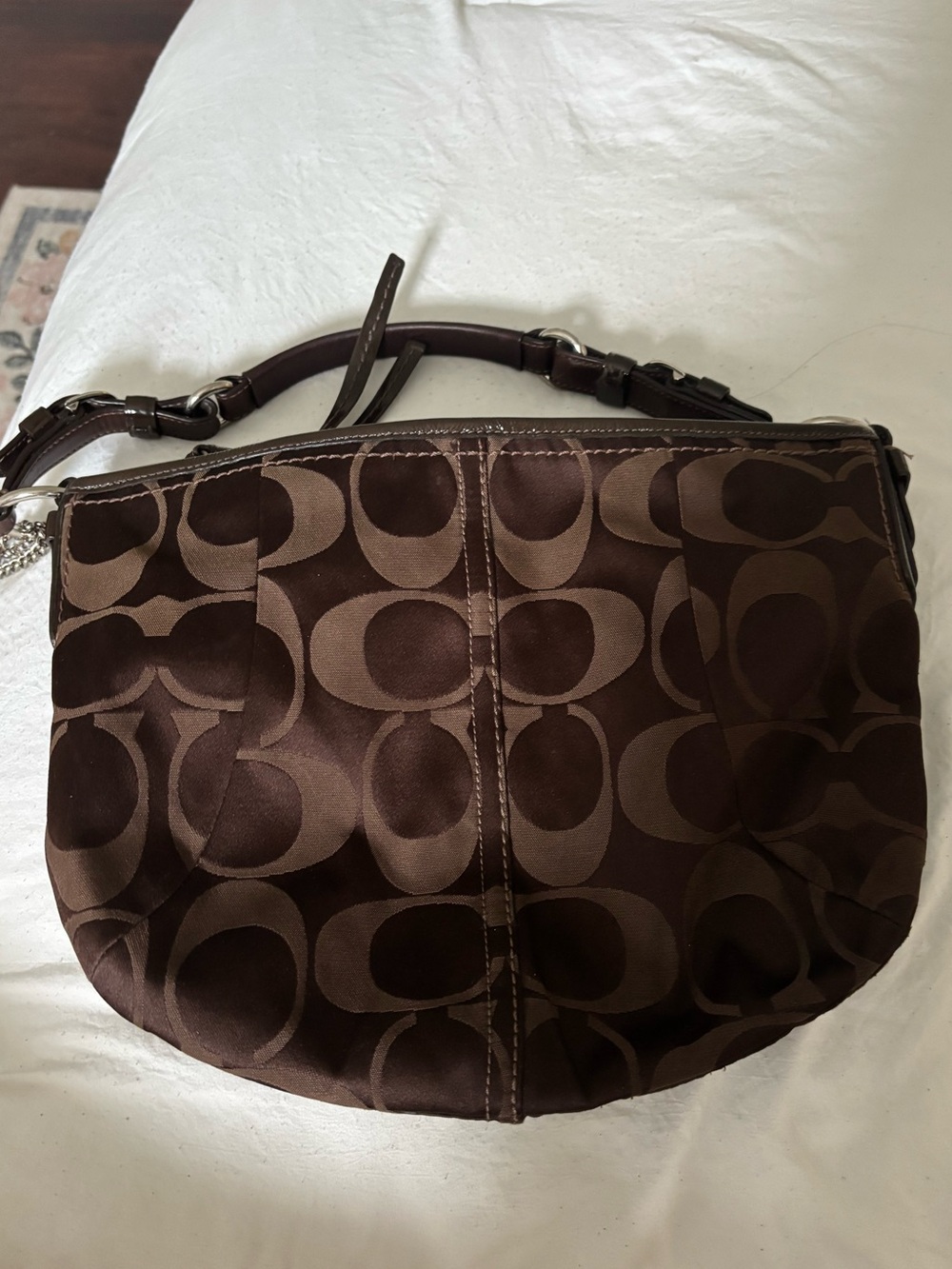 Coach Signature Hobo Bag - Picture 4 of 9